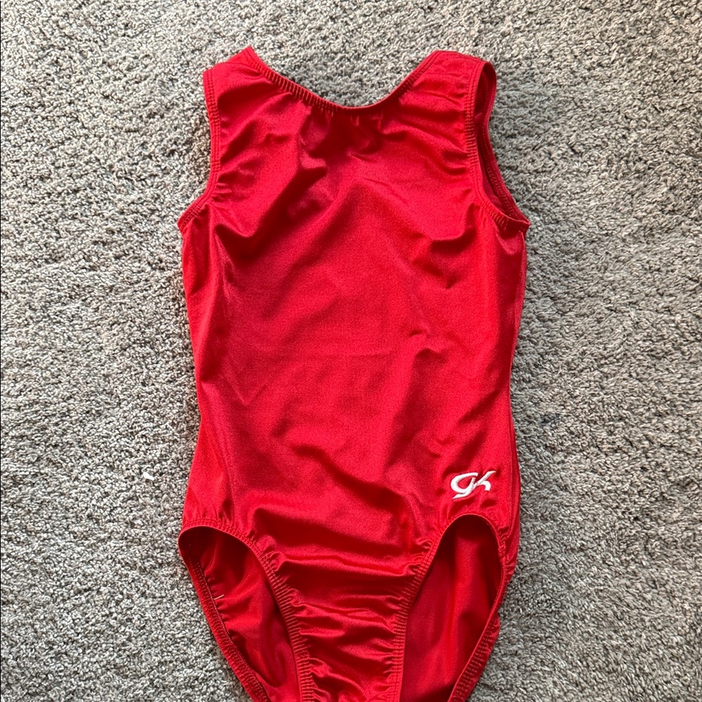 GK Red Kids Leotard